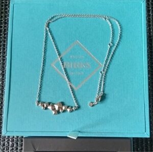 Birks Cluster Stud Sterling Silver Necklace